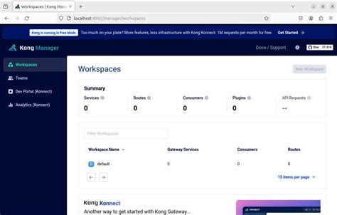 localhost:8002|Enable Kong Manager .